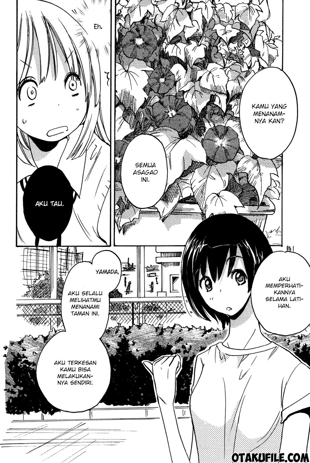 Asagao to Kase-san Chapter 01 Bahasa Indonesia