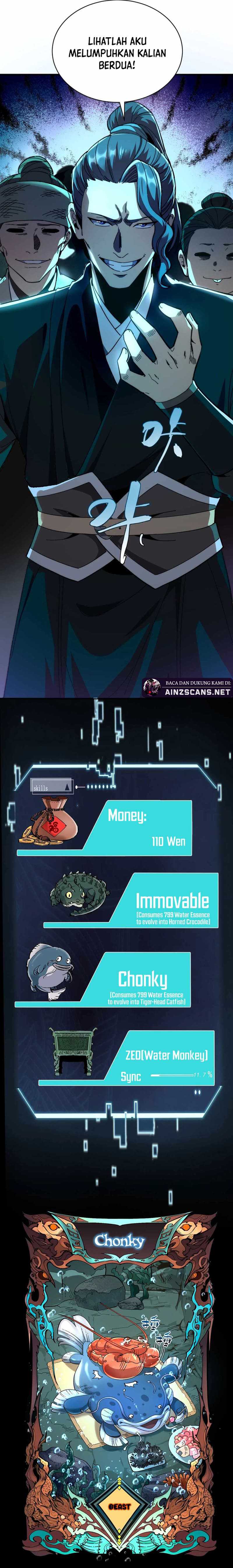 Ascension: From Water Spirit to Deity Chapter 11 Bahasa Indonesia