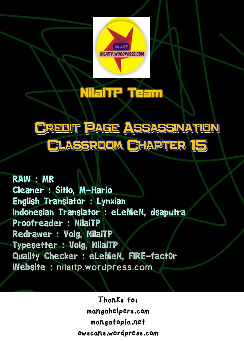 Assassination Classroom Chapter 15