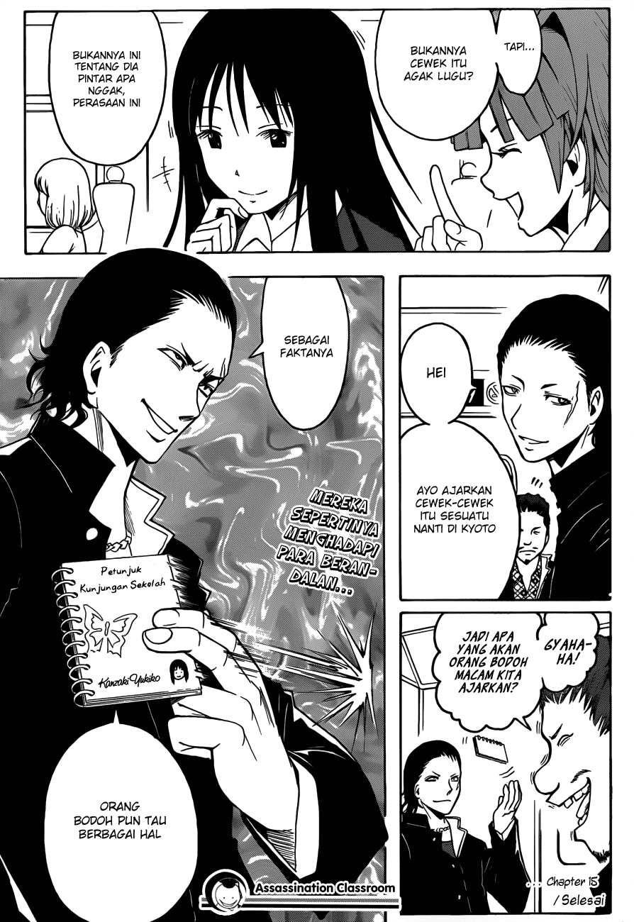 Assassination Classroom Chapter 15