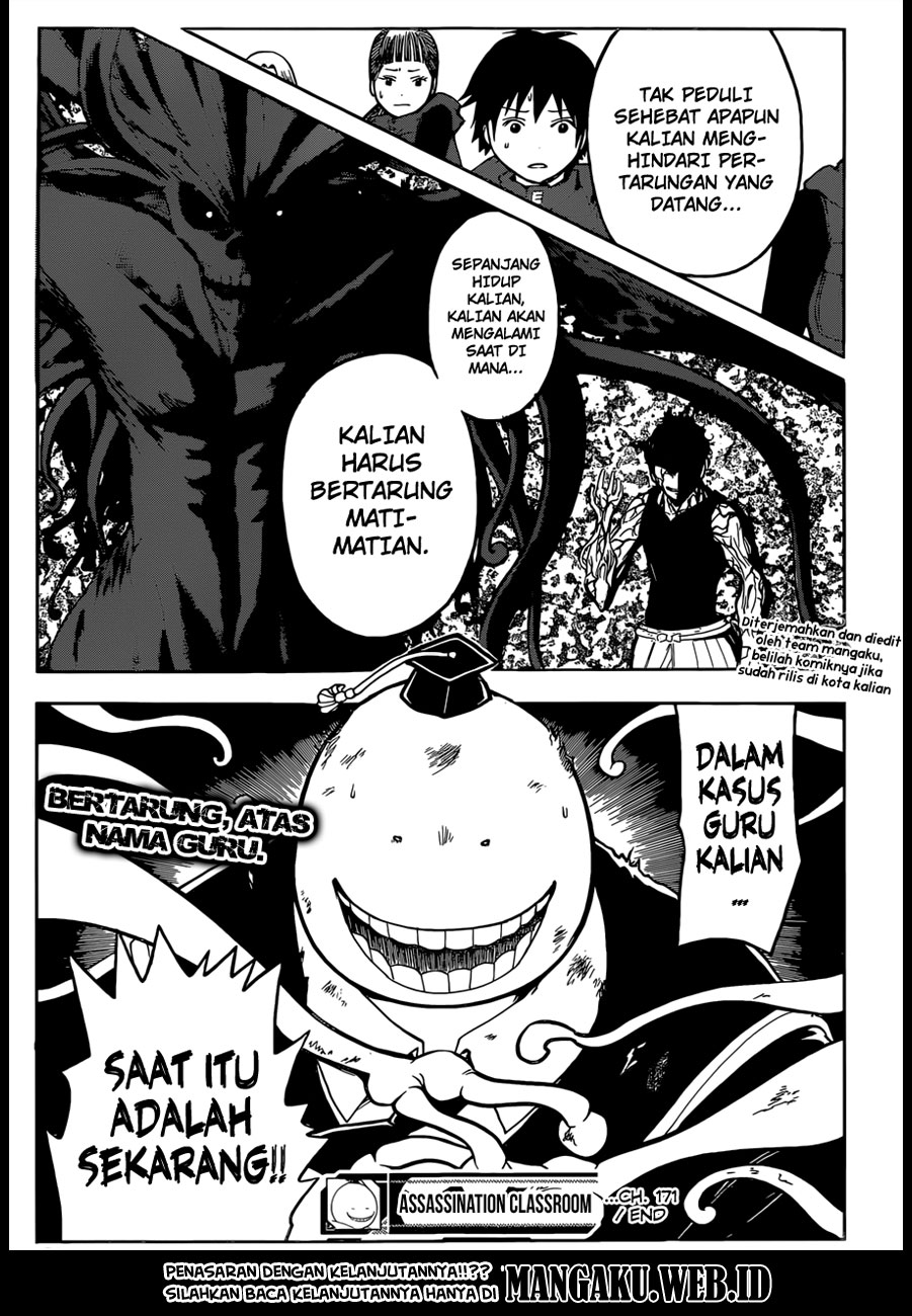 Assassination Classroom Chapter 171