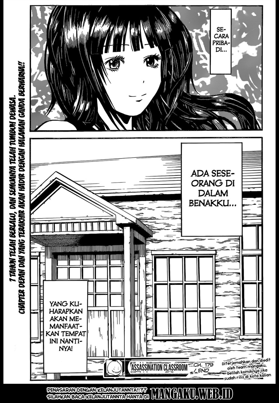 Assassination Classroom Chapter 179