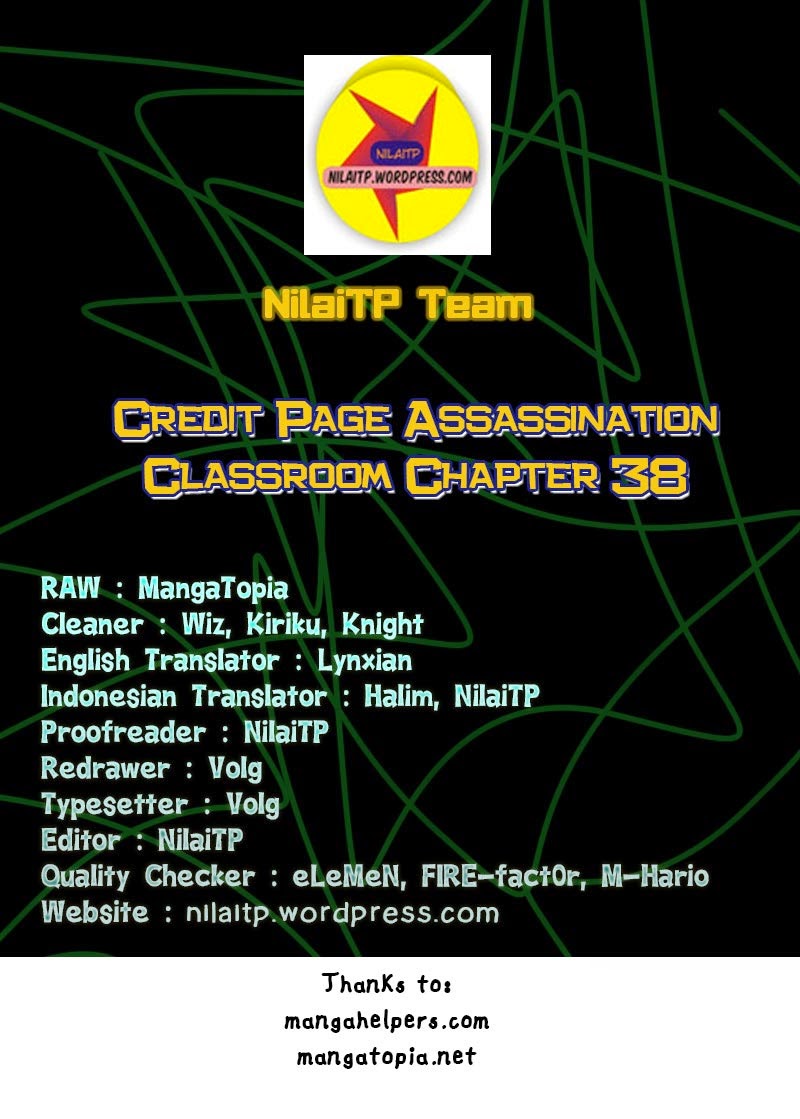 Assassination Classroom Chapter 38