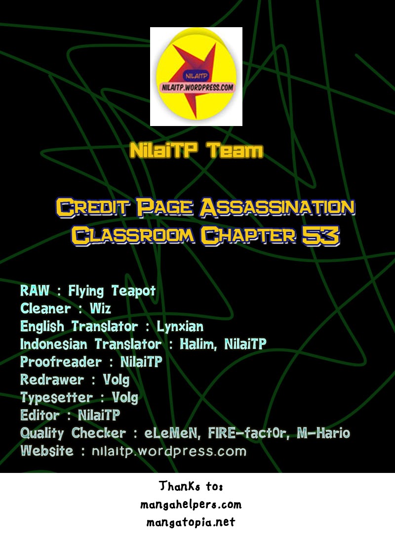 Assassination Classroom Chapter 53