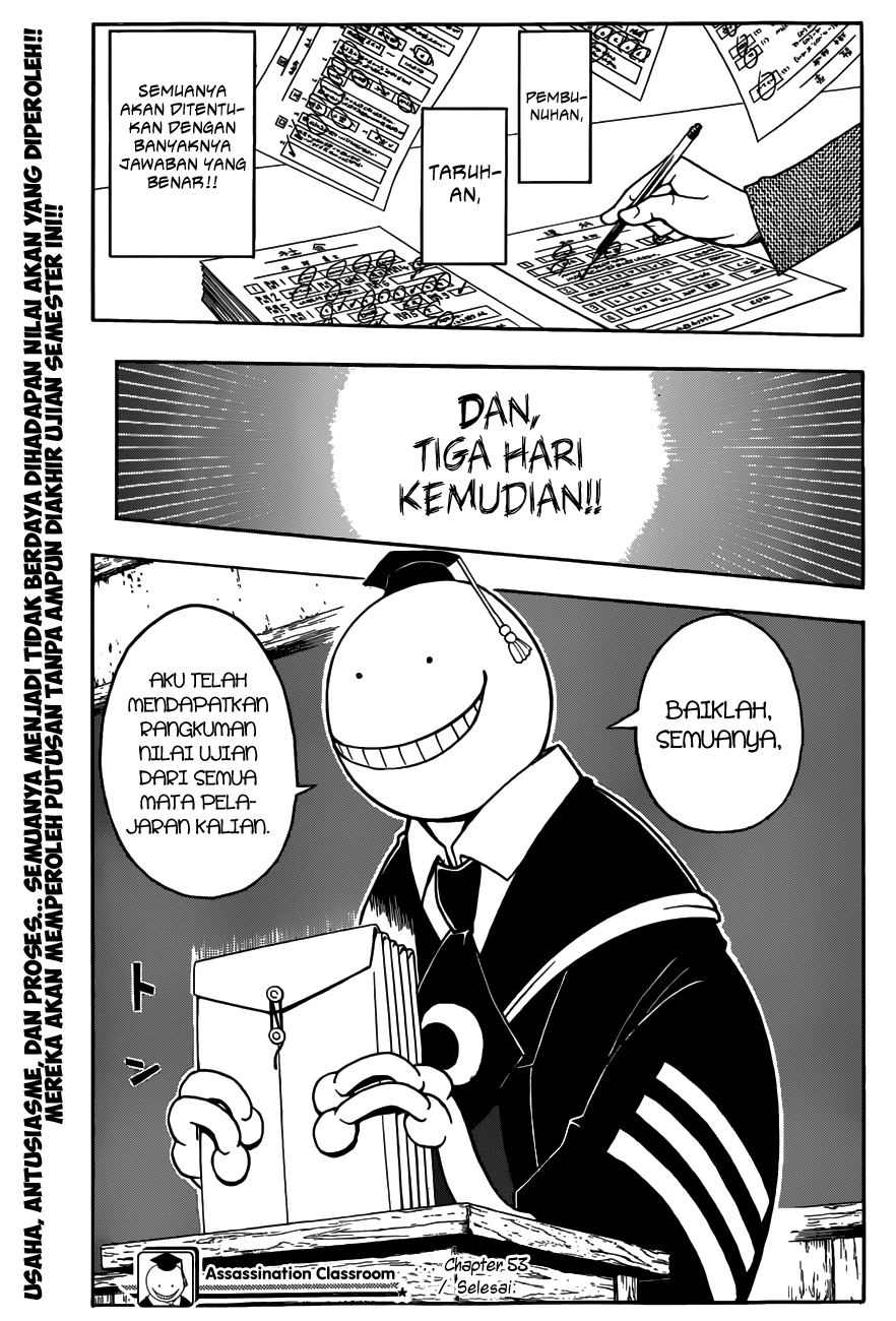 Assassination Classroom Chapter 53