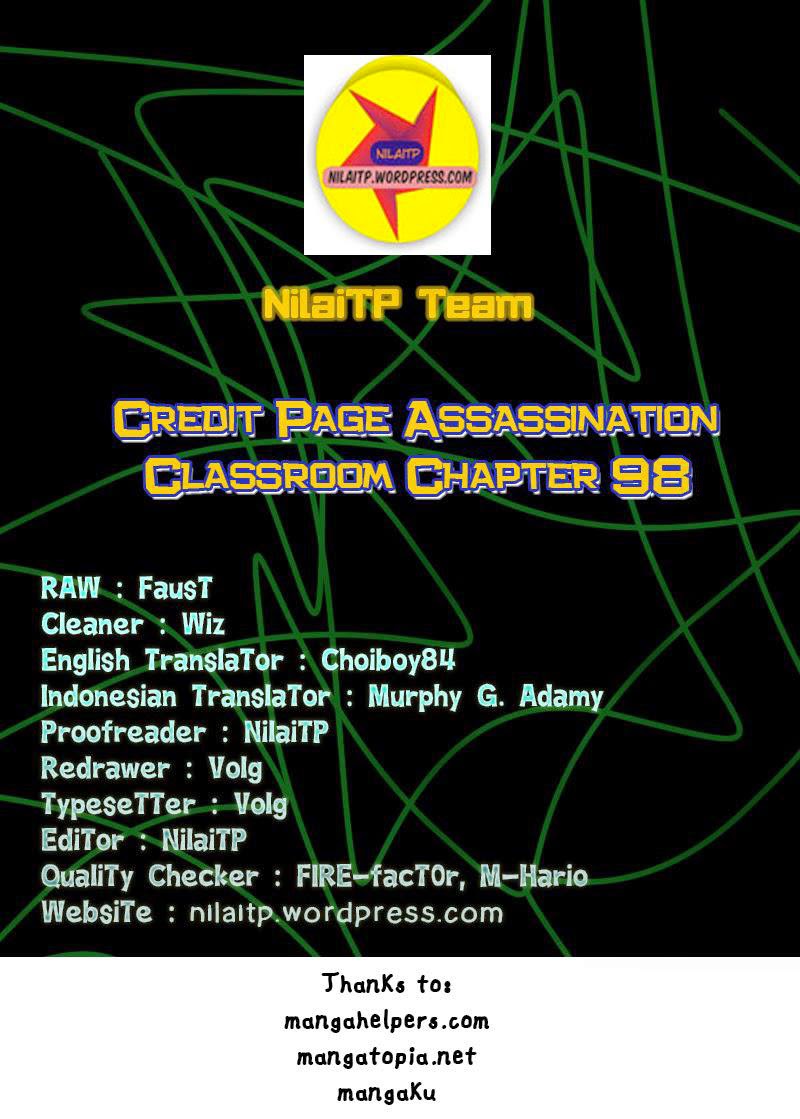 Assassination Classroom Chapter 97