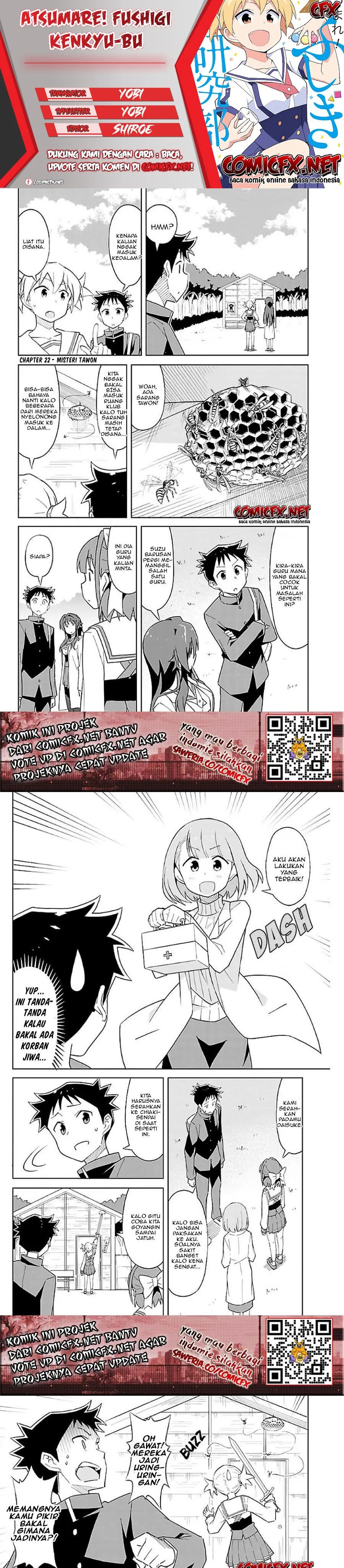 Atsumare! Fushigi Kenkyuubu Chapter 22 Bahasa Indonesia
