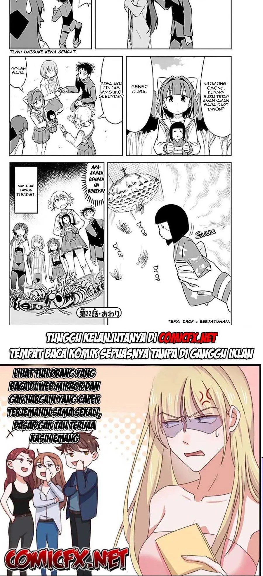 Atsumare! Fushigi Kenkyuubu Chapter 22 Bahasa Indonesia