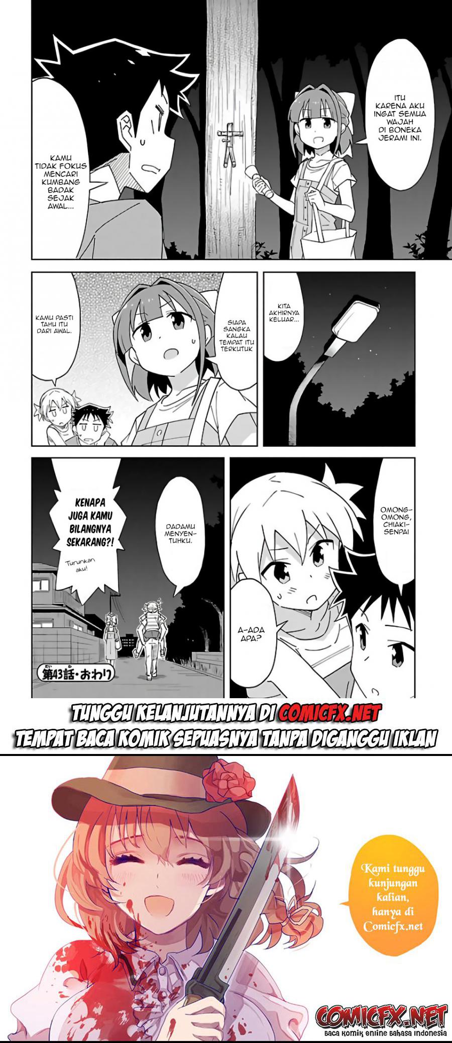 Atsumare! Fushigi Kenkyuubu Chapter 43 Bahasa Indonesia