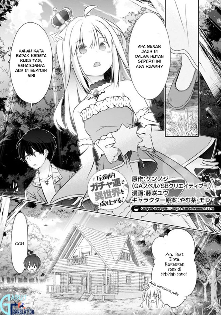 Attouteki Gacha Un De Isekai O Nariagaru! Chapter 08 Bahasa Indonesia