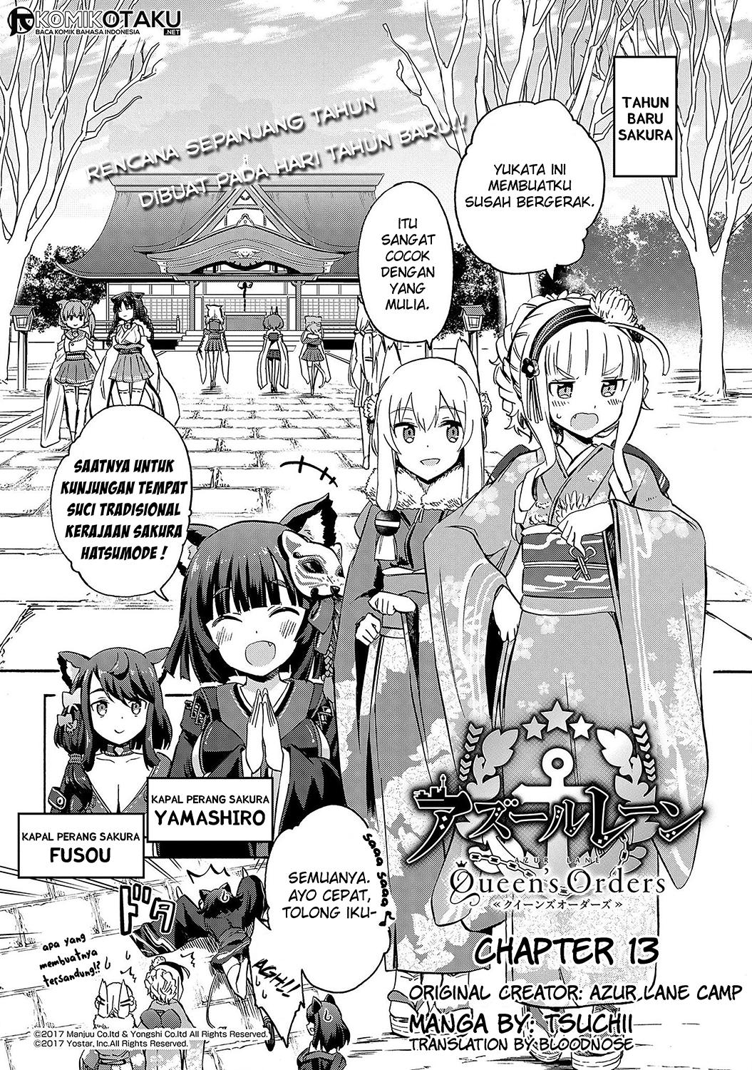 Azur Lane: Queen’s Orders Chapter 13 Bahasa Indonesia