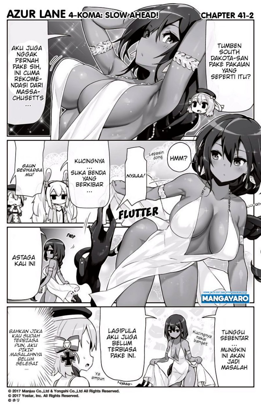 Azur Lane 4-koma: Slow Ahead Chapter 41-42 Bahasa Indonesia