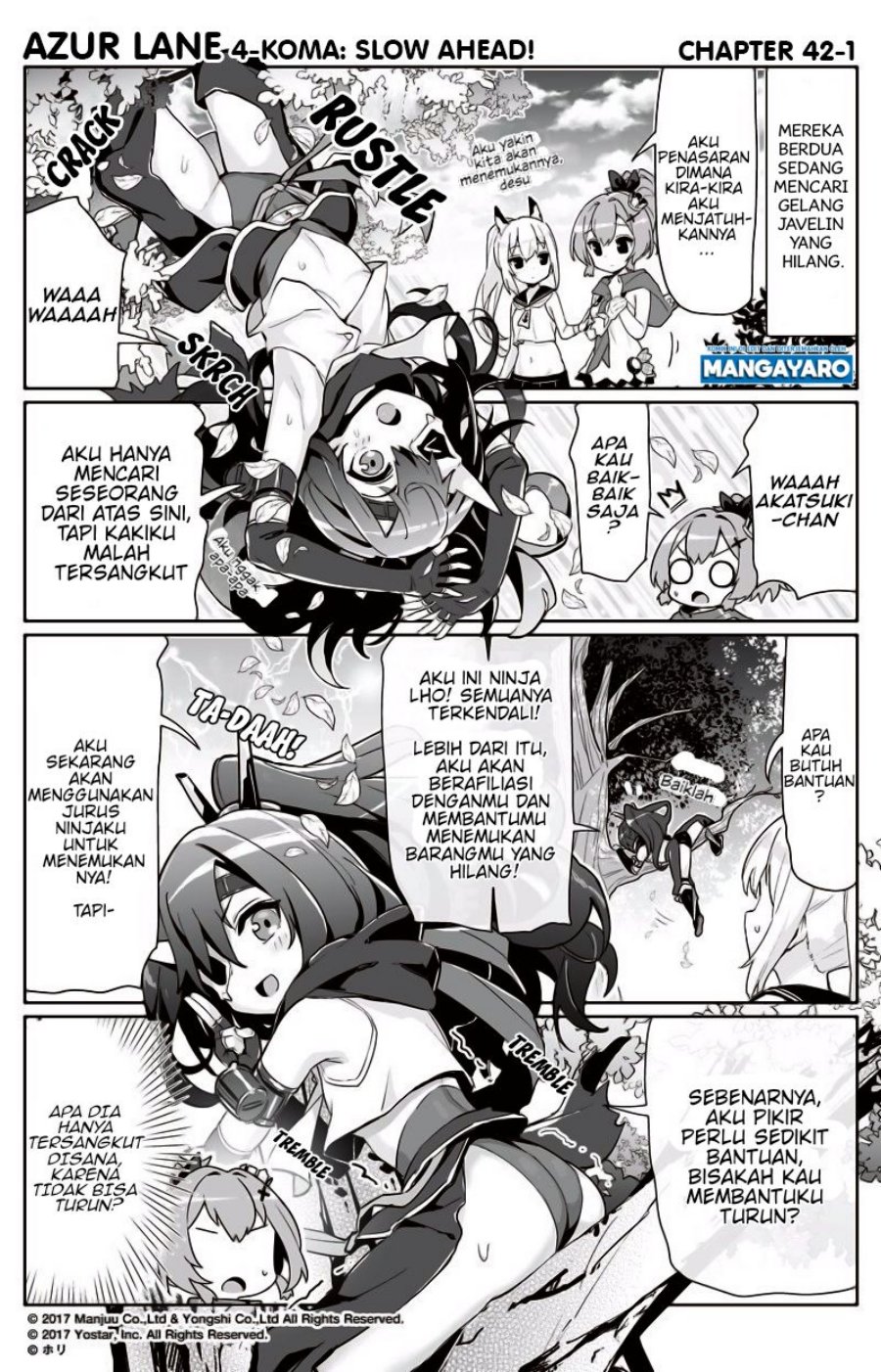 Azur Lane 4-koma: Slow Ahead Chapter 41-42 Bahasa Indonesia
