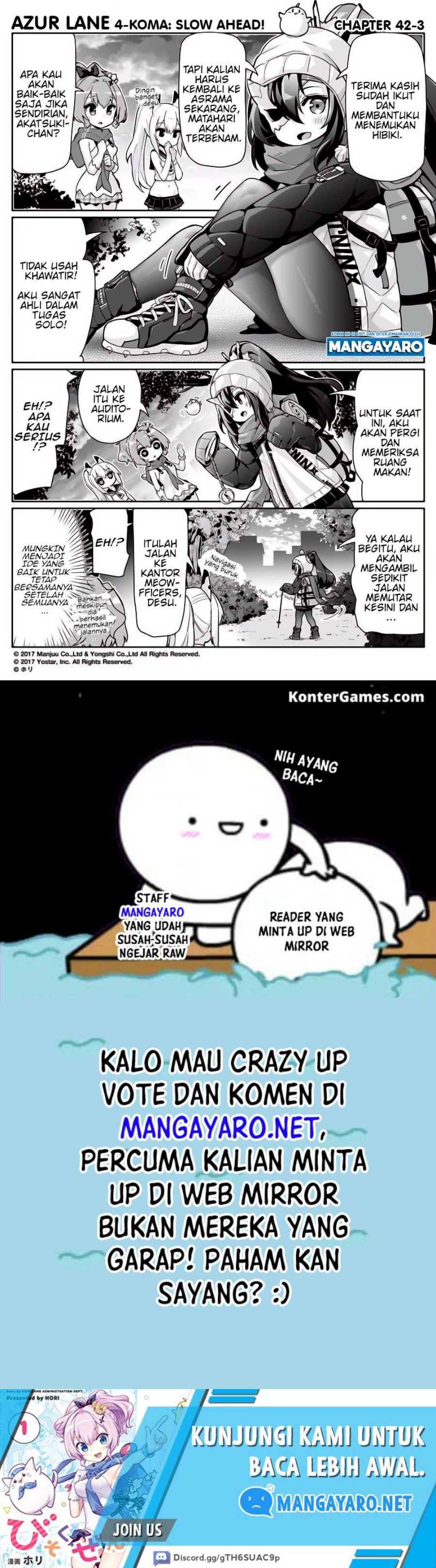 Azur Lane 4-koma: Slow Ahead Chapter 41-42 Bahasa Indonesia