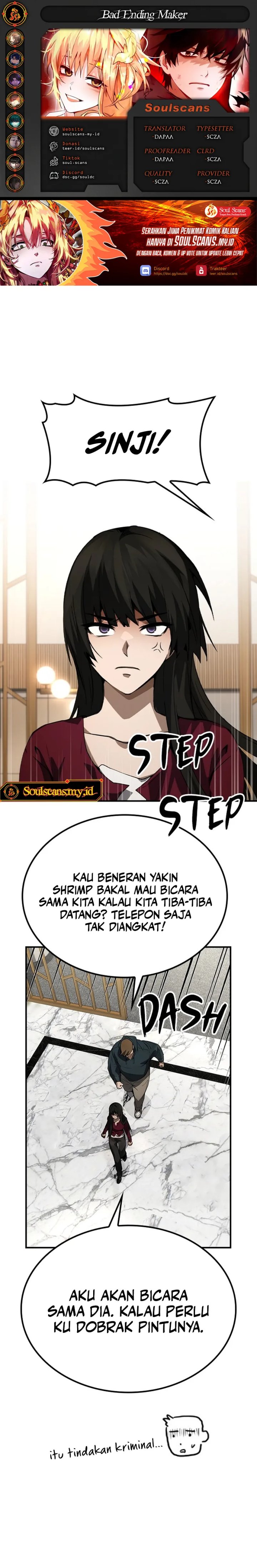 Bad Ending Maker Chapter 78 Bahasa Indonesia