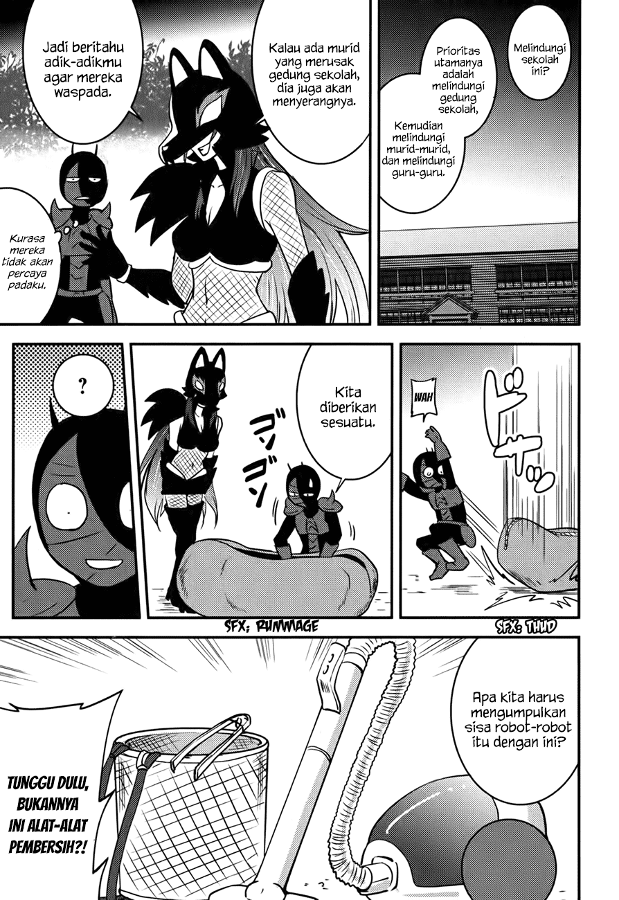 Baito Saki wa “Aku no Soshiki”?! Chapter 17 Bahasa Indonesia