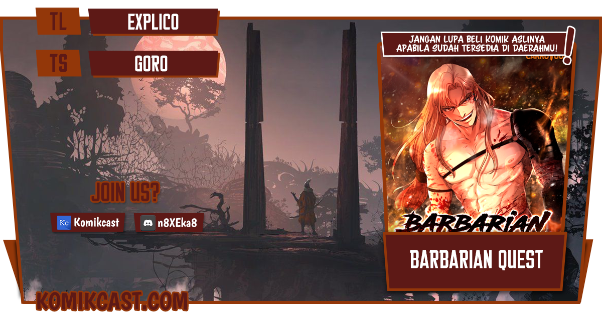 Barbarian Quest Chapter 24 Bahasa Indonesia