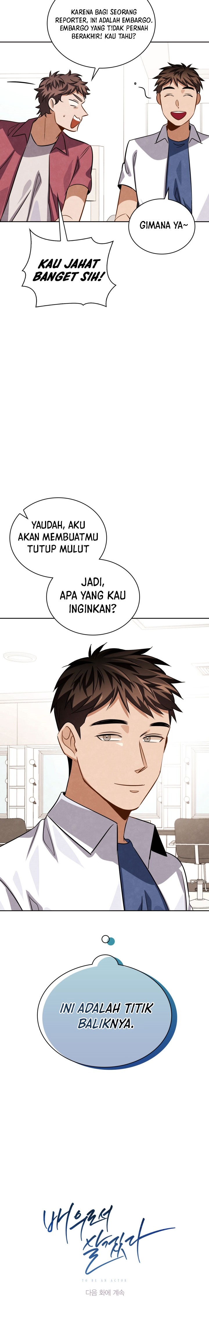 Be the Actor Chapter 43 Bahasa Indonesia