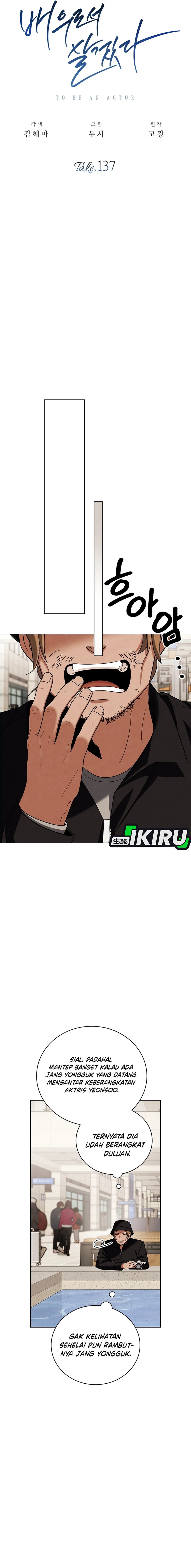 Be the Actor Chapter 137 Bahasa Indonesia