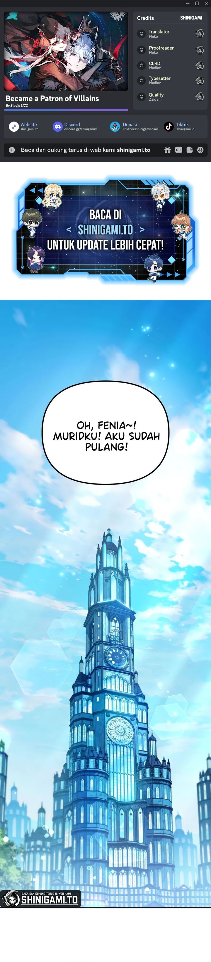 Became The Patron Of Villains Chapter 14 Bahasa Indonesia