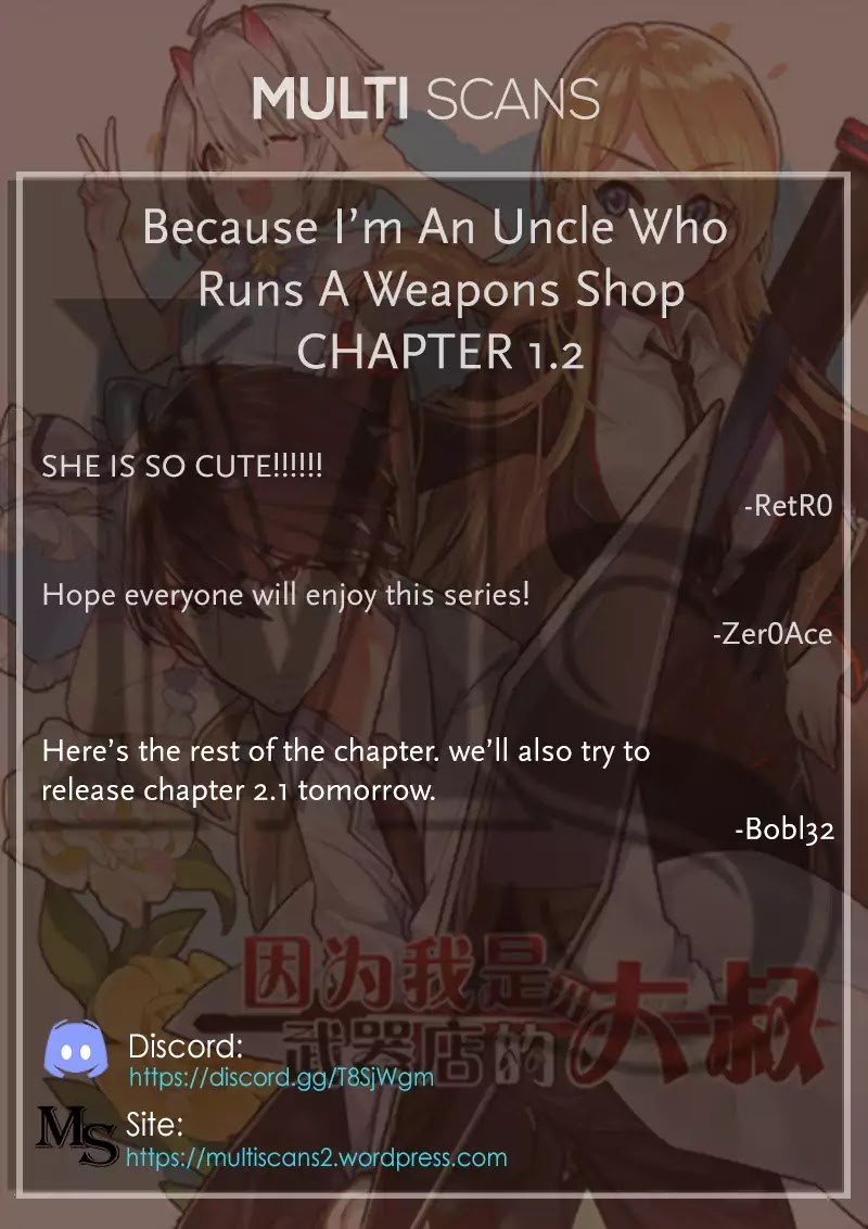 Because I’m An Uncle who Runs A Weapon Shop chapter 1