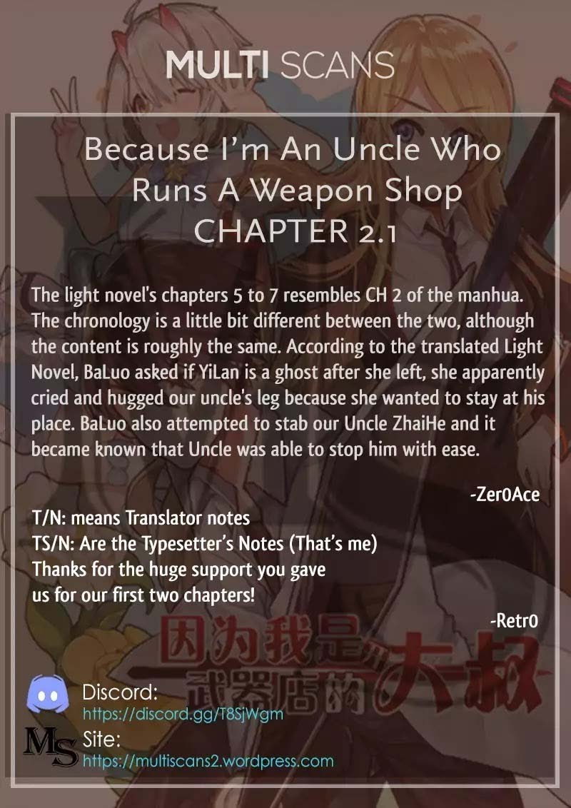 Because I’m An Uncle who Runs A Weapon Shop chapter 2