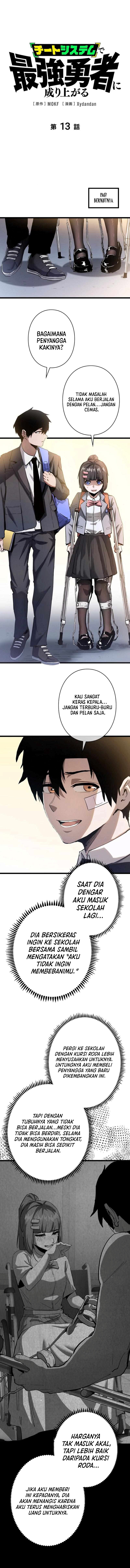 Become the Strongest Hero Through the Cheat System Chapter 13 Bahasa Indonesia