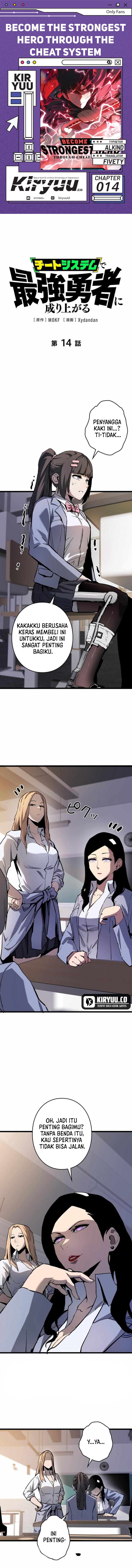 Become the Strongest Hero Through the Cheat System Chapter 14 Bahasa Indonesia