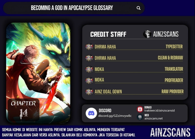 Becoming a God in Apocalypse Glossary chapter 14