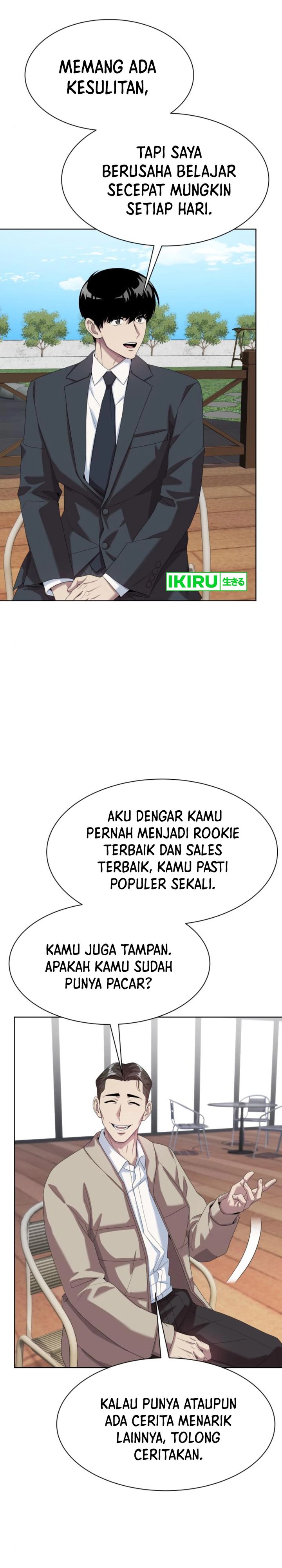 Becoming a Legendary Ace Employee Chapter 72 Bahasa Indonesia