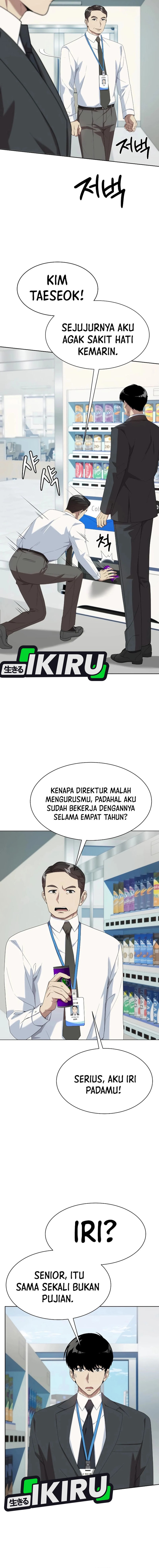 Becoming a Legendary Ace Employee Chapter 100 Bahasa Indonesia