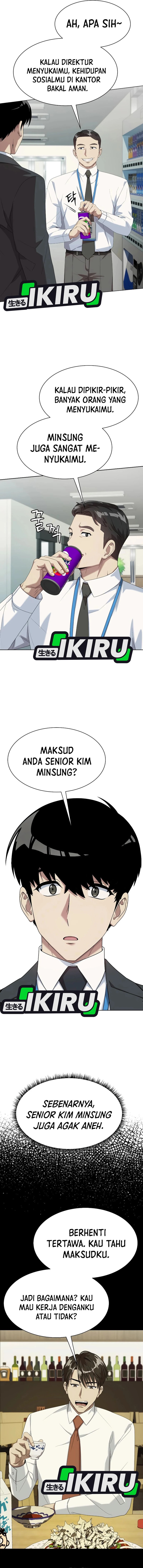 Becoming a Legendary Ace Employee Chapter 100 Bahasa Indonesia