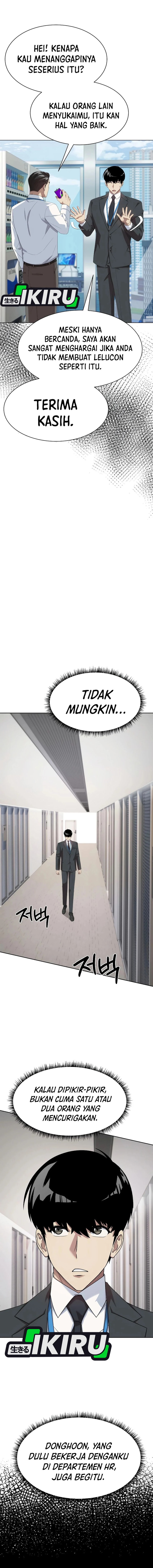 Becoming a Legendary Ace Employee Chapter 100 Bahasa Indonesia