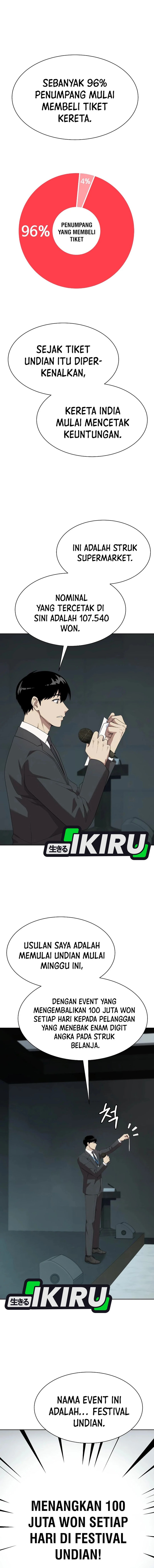 Becoming a Legendary Ace Employee Chapter 102 Bahasa Indonesia