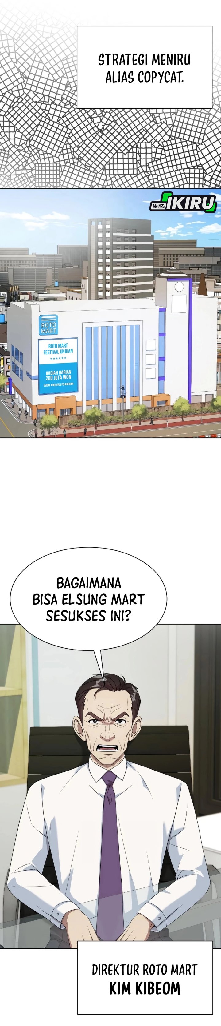 Becoming a Legendary Ace Employee Chapter 104 Bahasa Indonesia