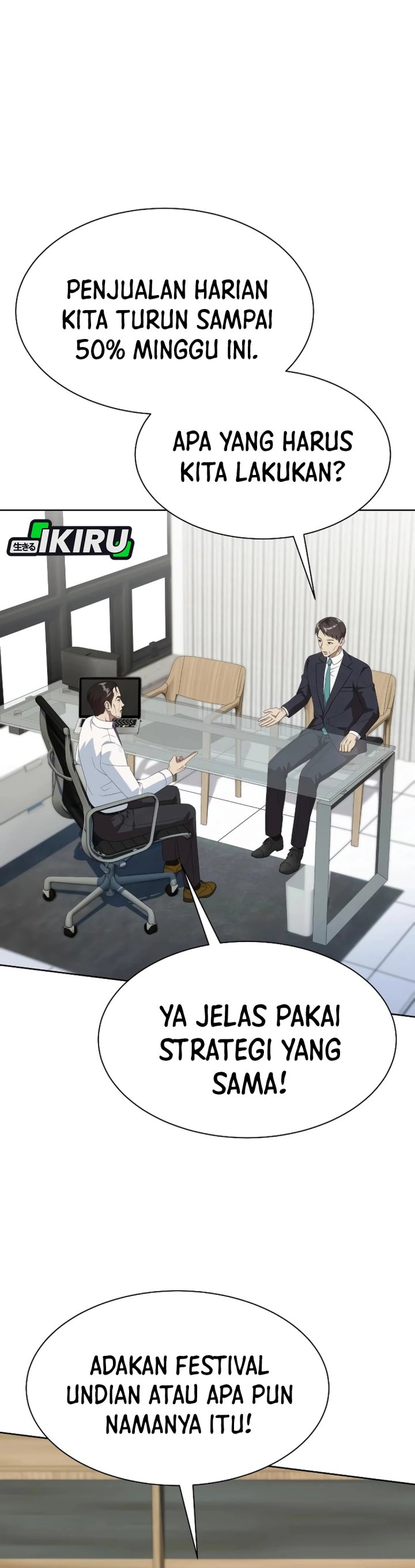 Becoming a Legendary Ace Employee Chapter 104 Bahasa Indonesia