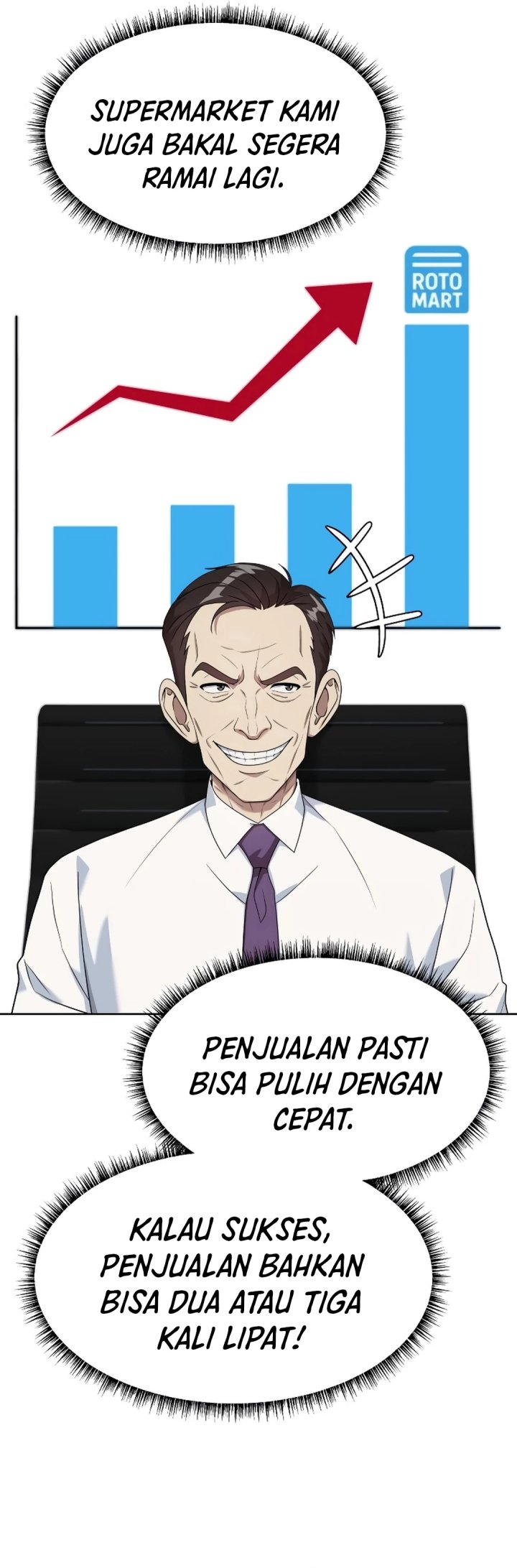 Becoming a Legendary Ace Employee Chapter 104 Bahasa Indonesia