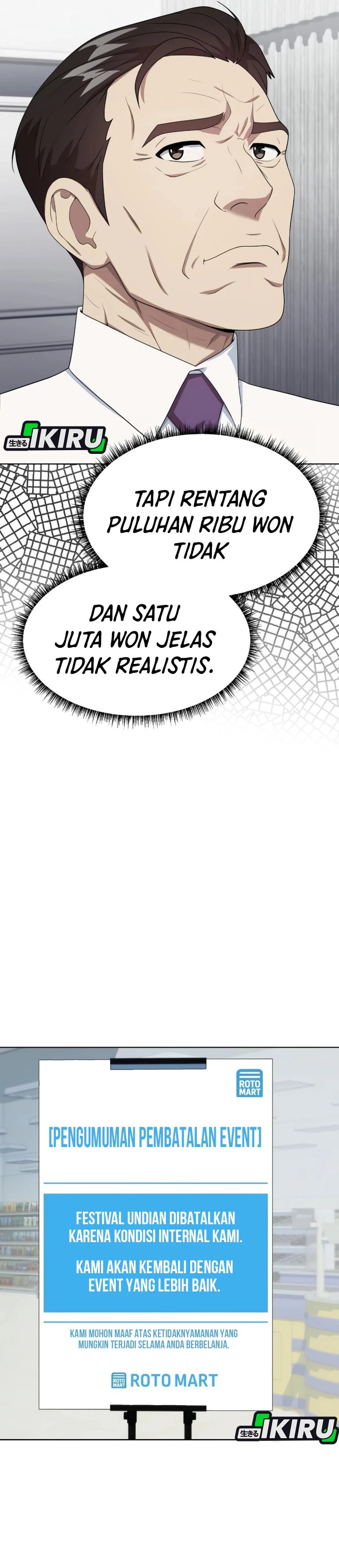 Becoming a Legendary Ace Employee Chapter 104 Bahasa Indonesia