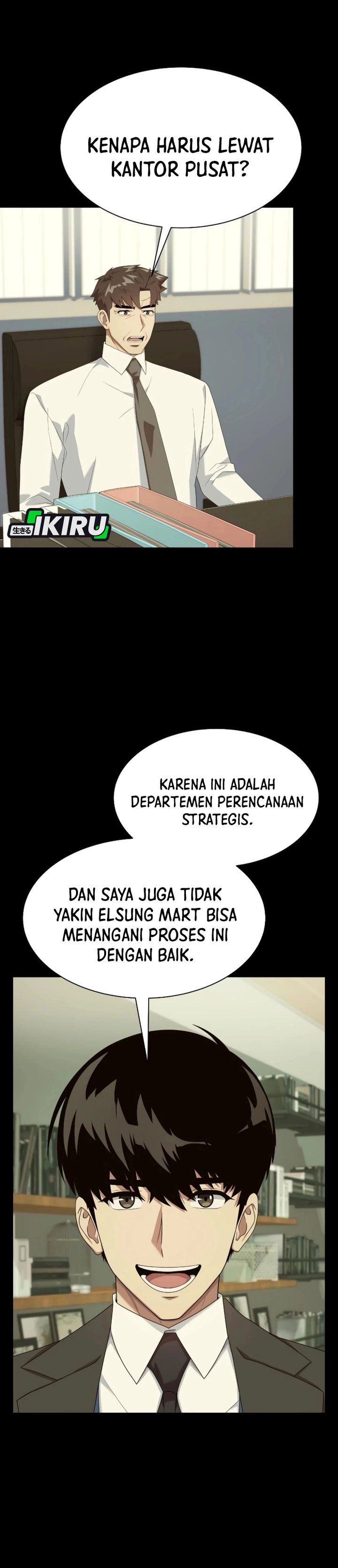 Becoming a Legendary Ace Employee Chapter 104 Bahasa Indonesia