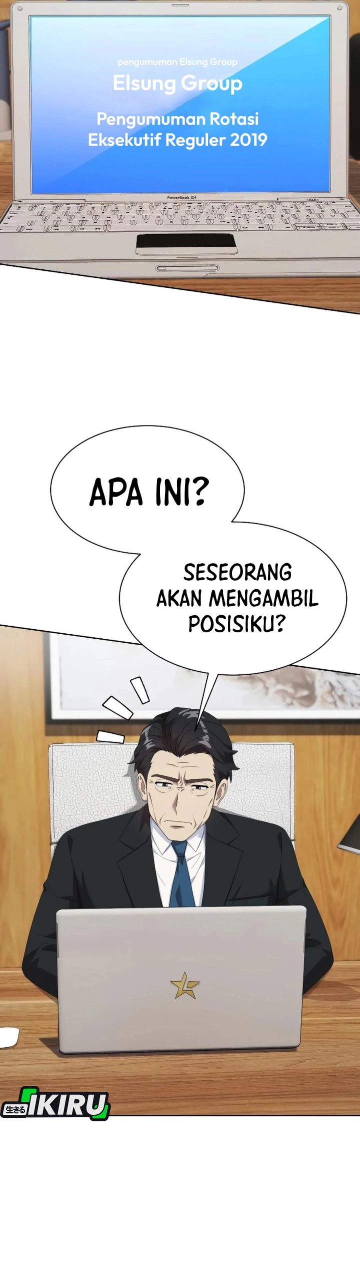 Becoming a Legendary Ace Employee Chapter 104 Bahasa Indonesia