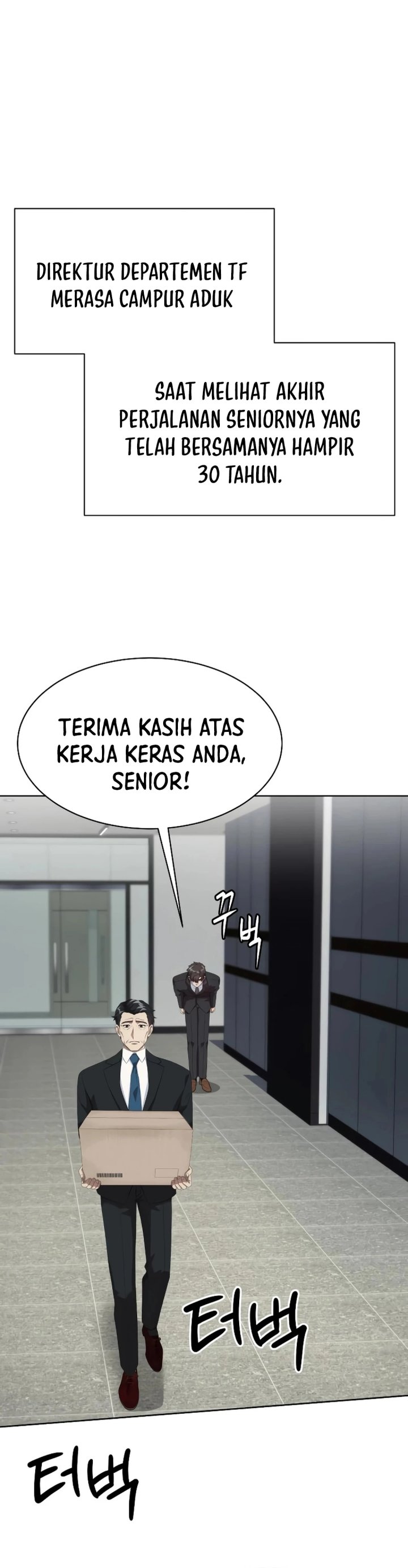 Becoming a Legendary Ace Employee Chapter 104 Bahasa Indonesia