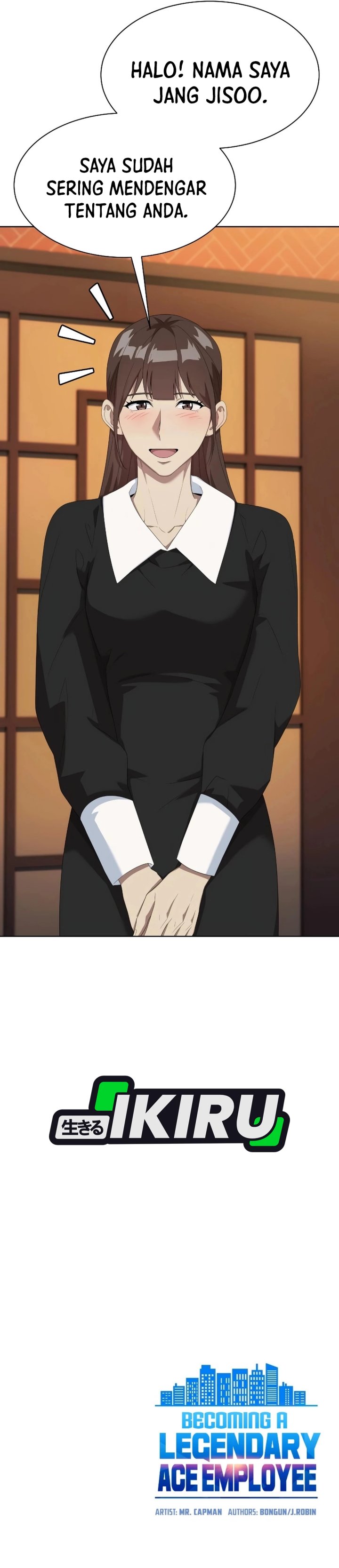 Becoming a Legendary Ace Employee Chapter 104 Bahasa Indonesia