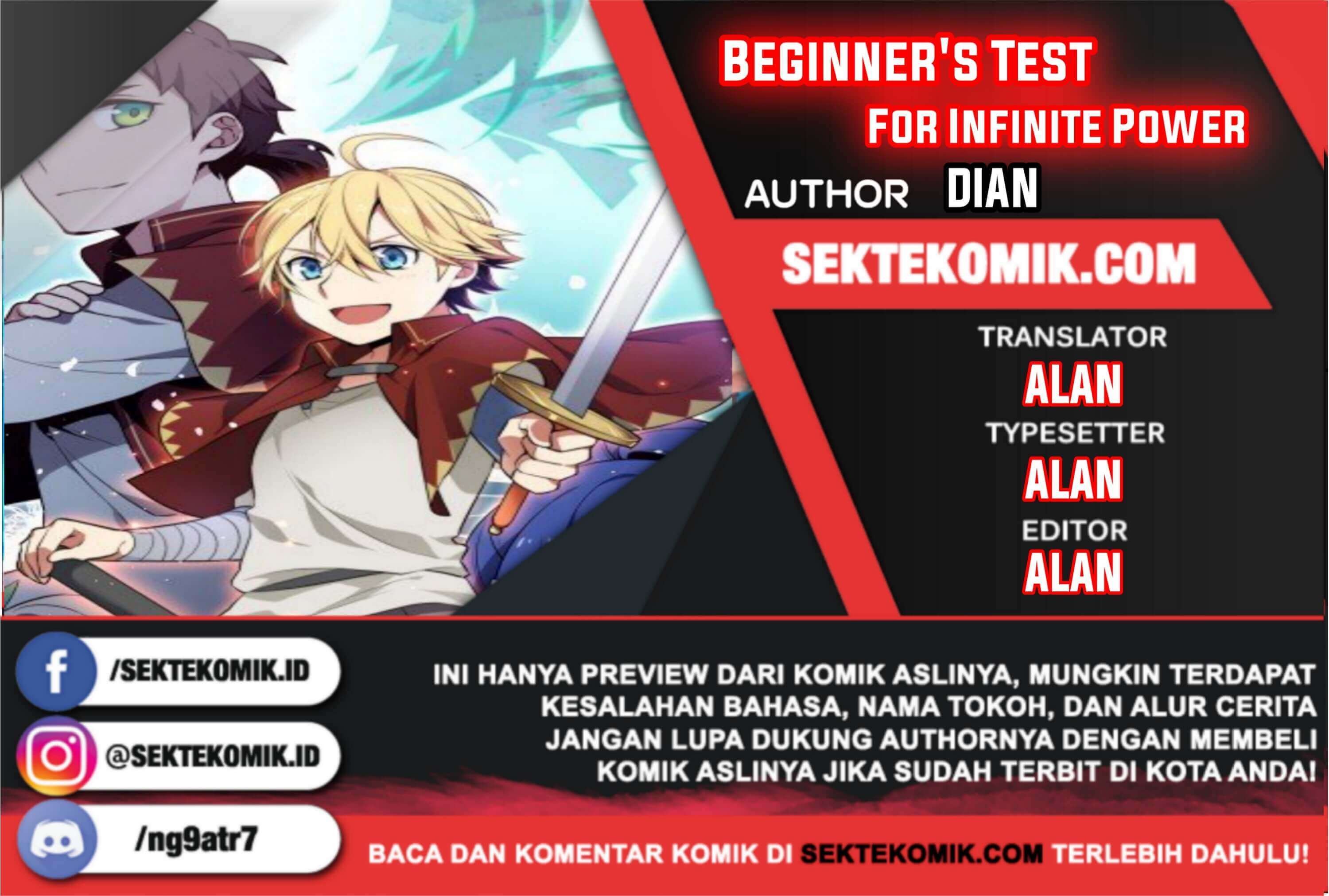 Beginner’s Test For Infinite Power chapter 11