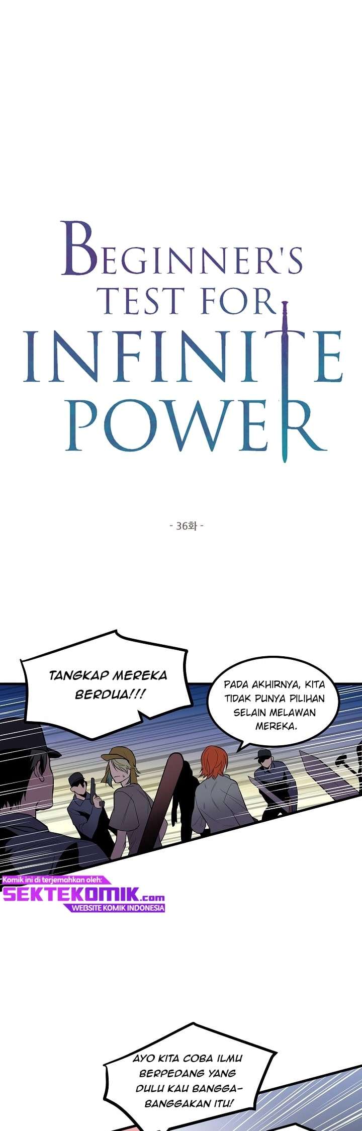 Beginner’s Test For Infinite Power chapter 36
