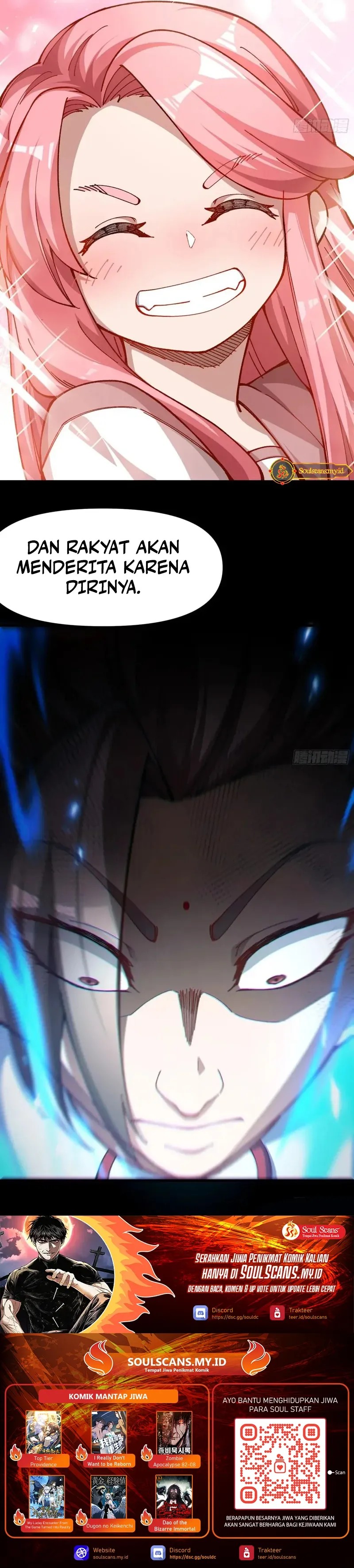 Being Pathetic, My Disciples Keep Me Alive Chapter 44 Bahasa Indonesia