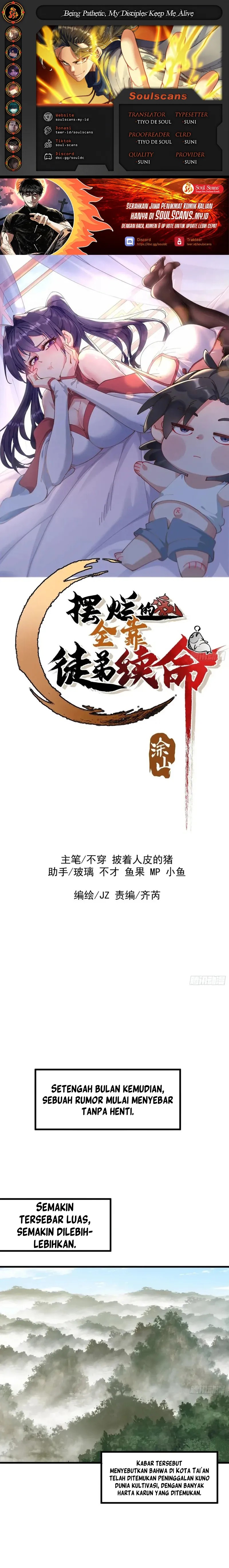 Being Pathetic, My Disciples Keep Me Alive Chapter 47 Bahasa Indonesia