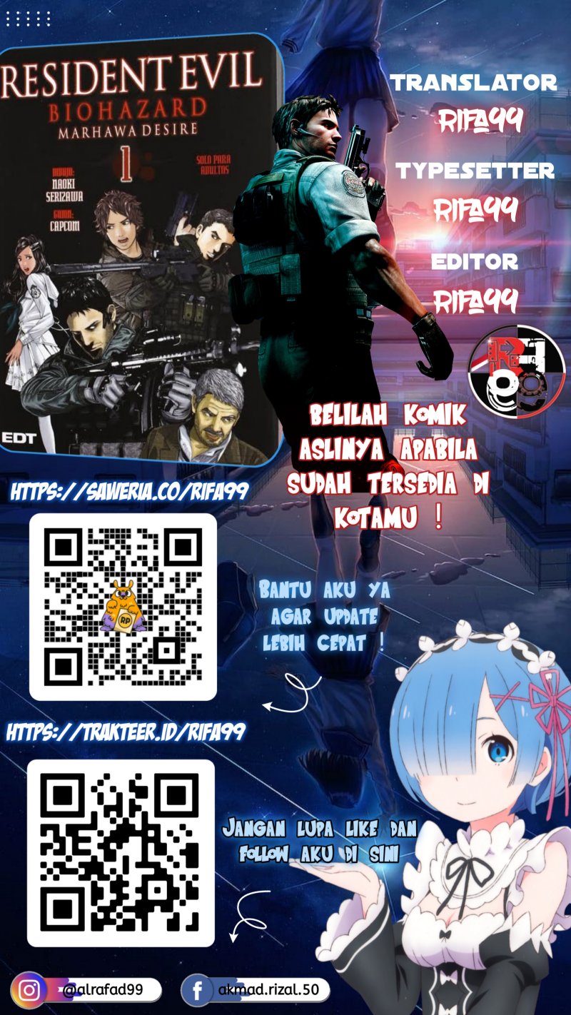 Biohazard: Marhawa Desire Chapter 33 Bahasa Indonesia