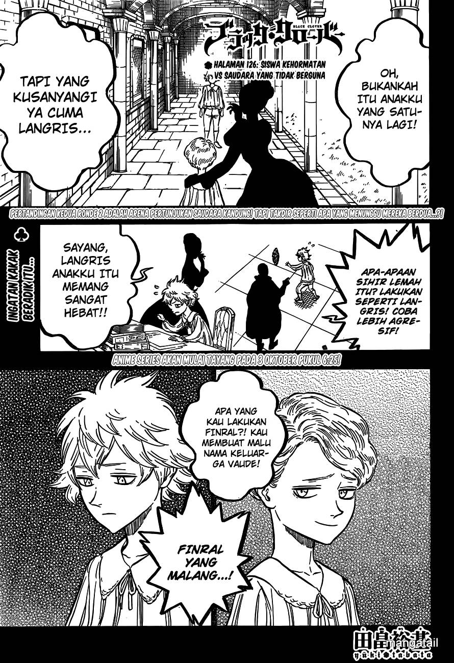 Black Clover Chapter 126 Bahasa Indonesia
