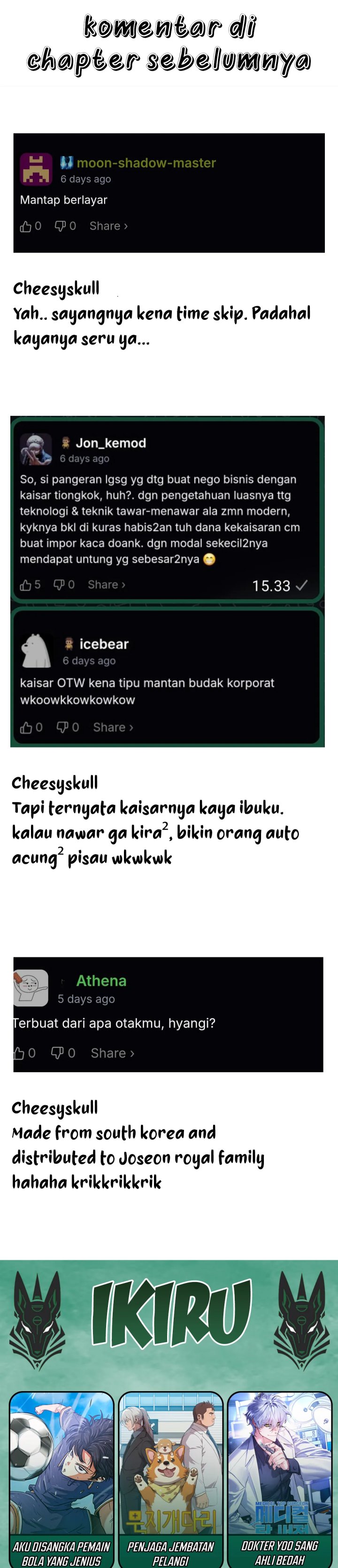 Black Corporation: Joseon Chapter 119 Bahasa Indonesia