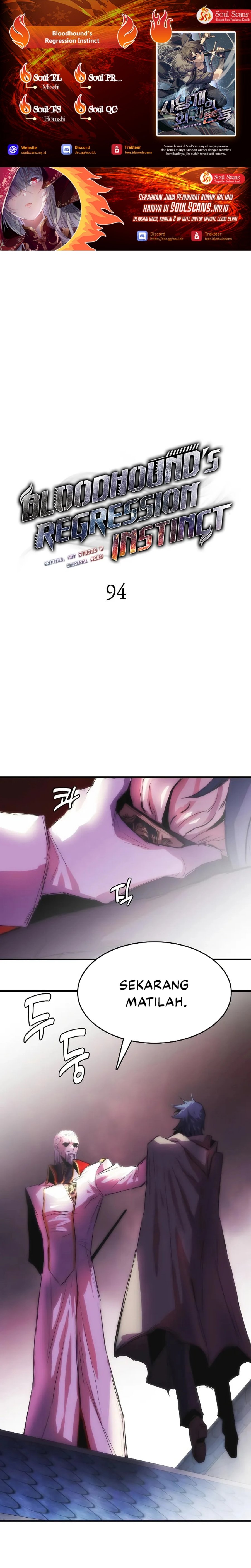 Bloodhound’s Regression Instinct Chapter 94 Bahasa Indonesia